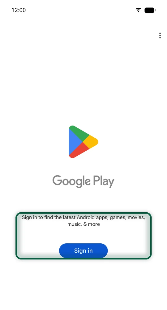 Play Store qui demande de se connecter après la suppression du compte Google du téléphone